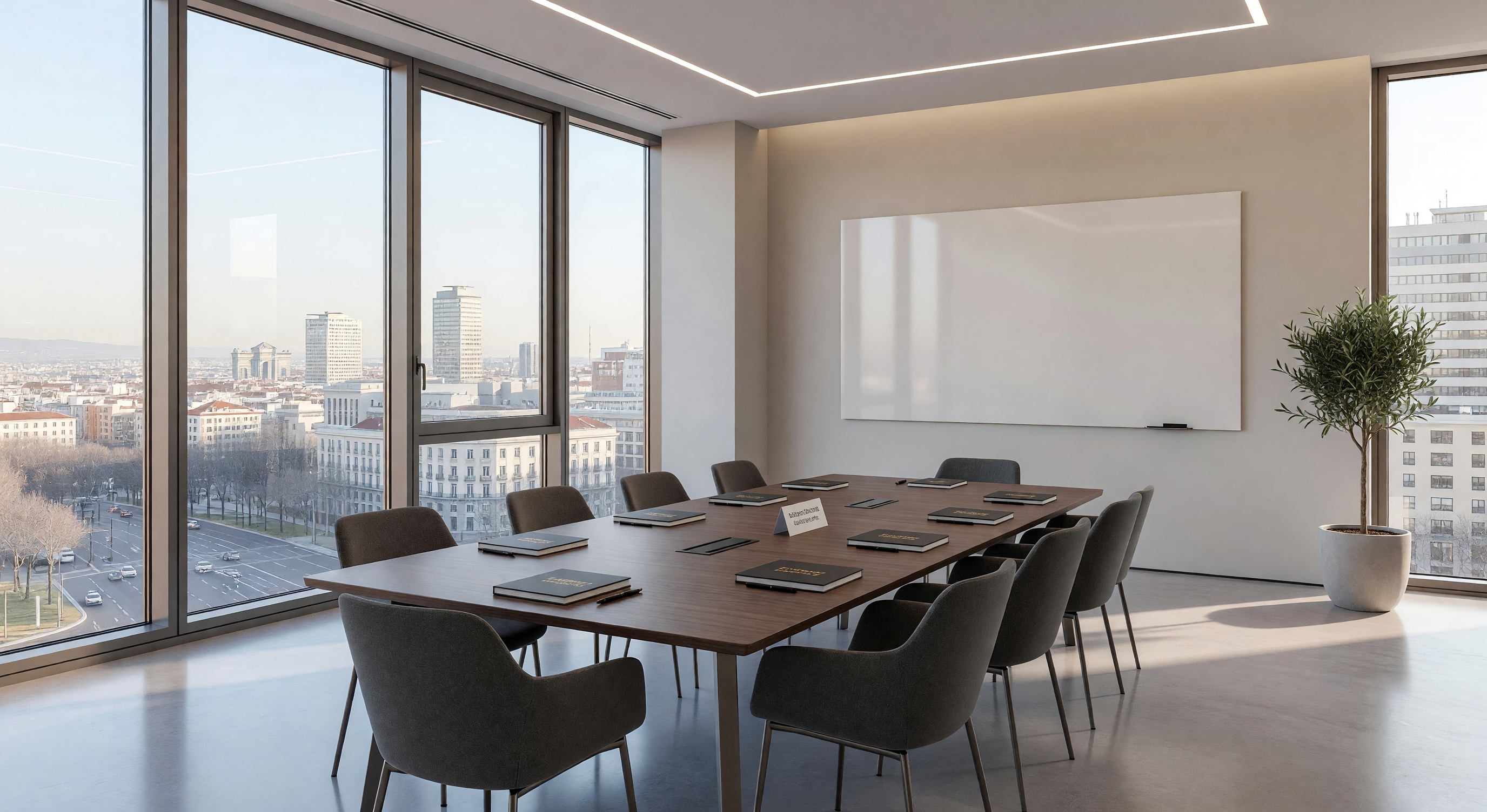 Espacio de formación moderno en oficina de Madrid para talleres ejecutivos